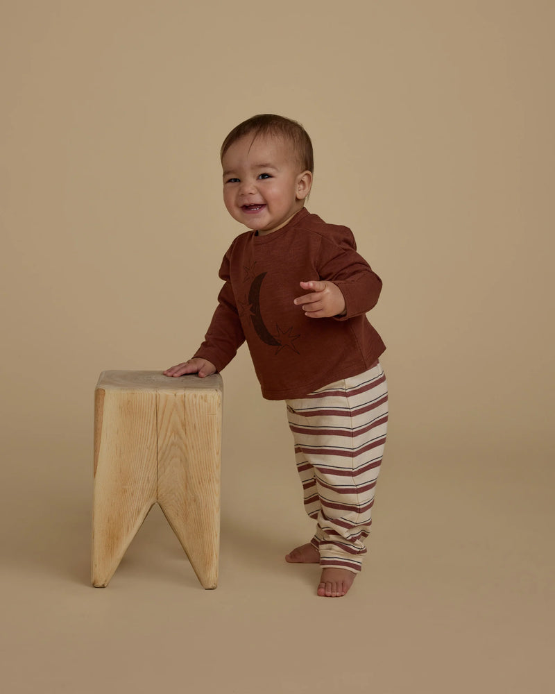 Rylee & Cru - Brick Stripe Baby Cru Pant