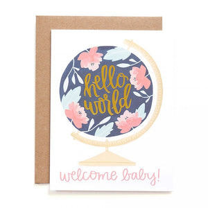 Inked Brands - Welcome Baby Globe