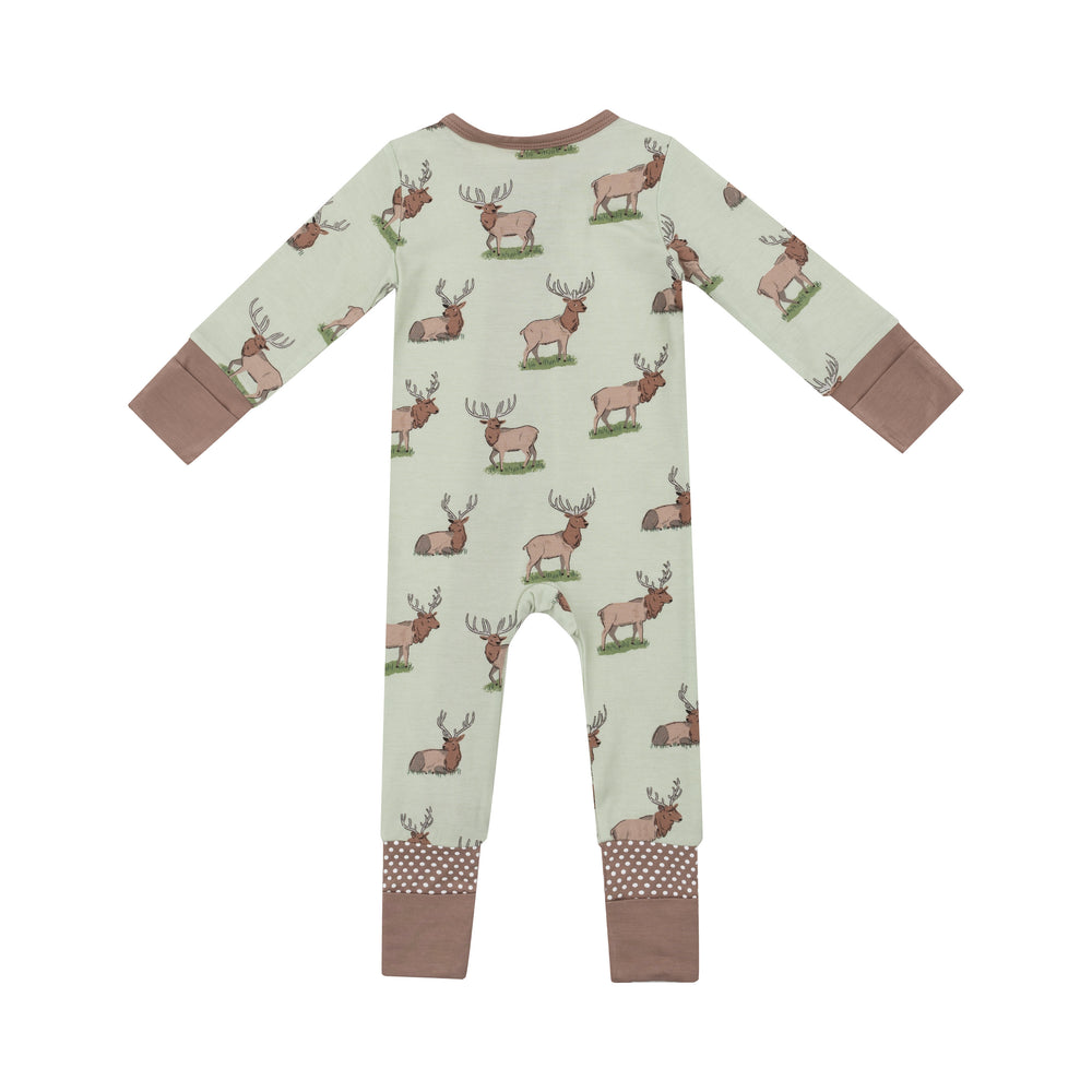 Angel Dear - Elk Zip Romper