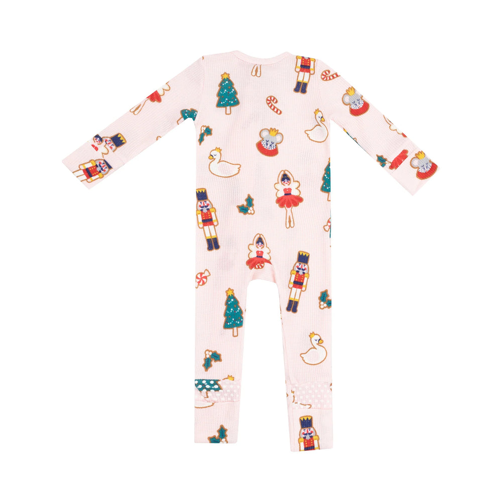 Angel Dear - Sugar Plum Fairy Christmas Cookies Zip Romper