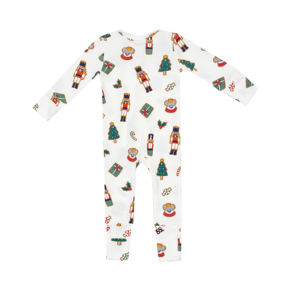 Angel Dear - Nutcracker Christmas Cookies Zip Romper