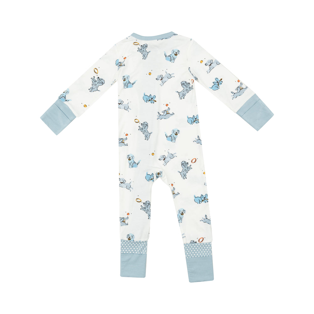 Angel Dear - Playful Puppies Zip Romper