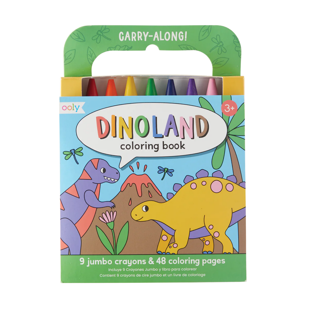 Ooly - Dinoland Carry Along Coloring Book