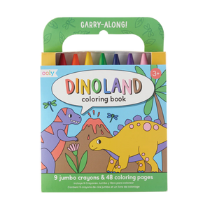 Ooly - Dinoland Carry Along Coloring Book