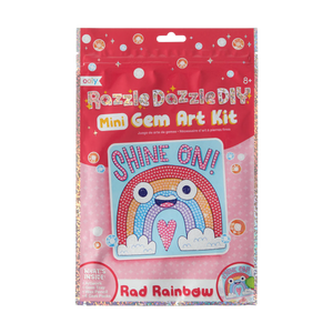 ooly - Razzle Dazzle DIY Mini Gem Art Kit - Shine On Rainbow