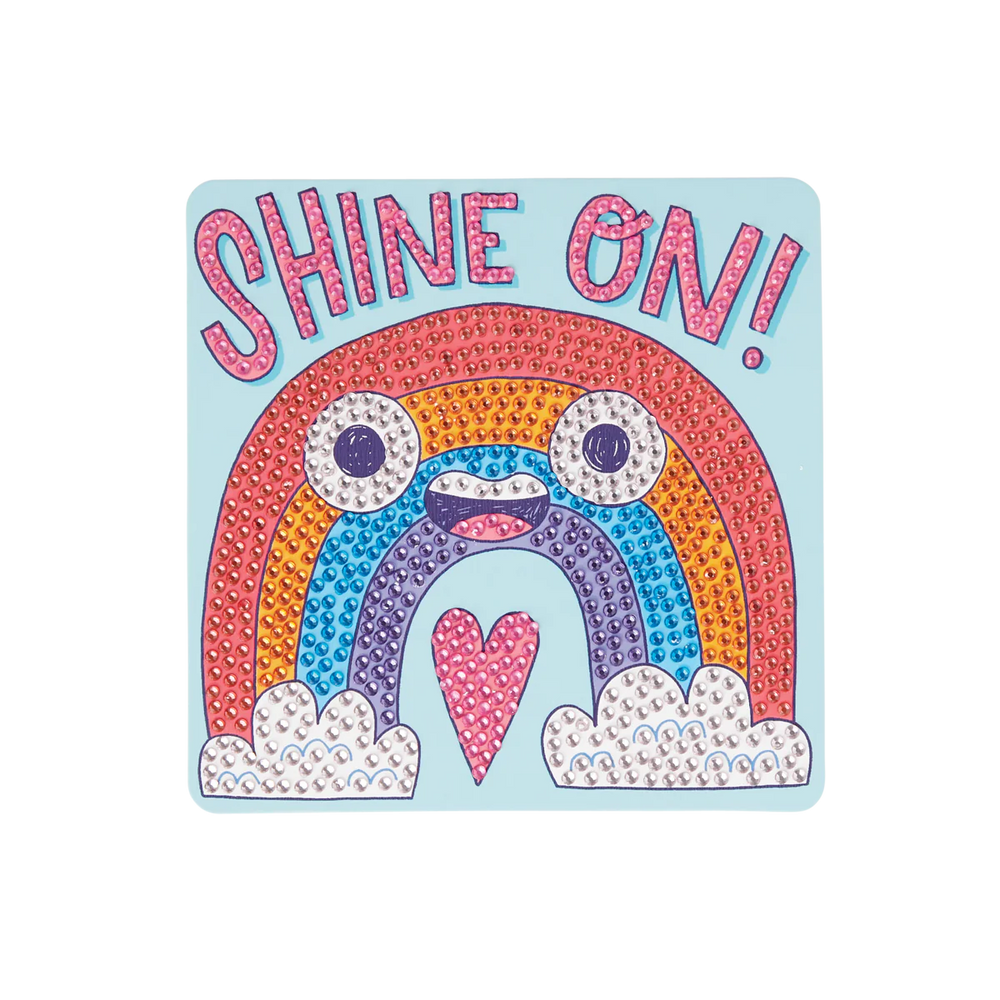 ooly - Razzle Dazzle DIY Mini Gem Art Kit - Shine On Rainbow