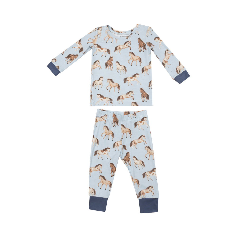 Angel Dear - Horses LS Loungewear Set