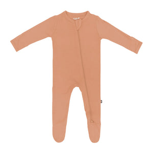 Kyte - Zippered Footie - Apricot