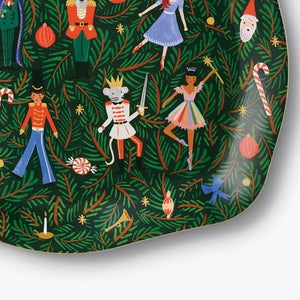 Rifle Paper Co. - Evergreen Nutcracker Serving Tray