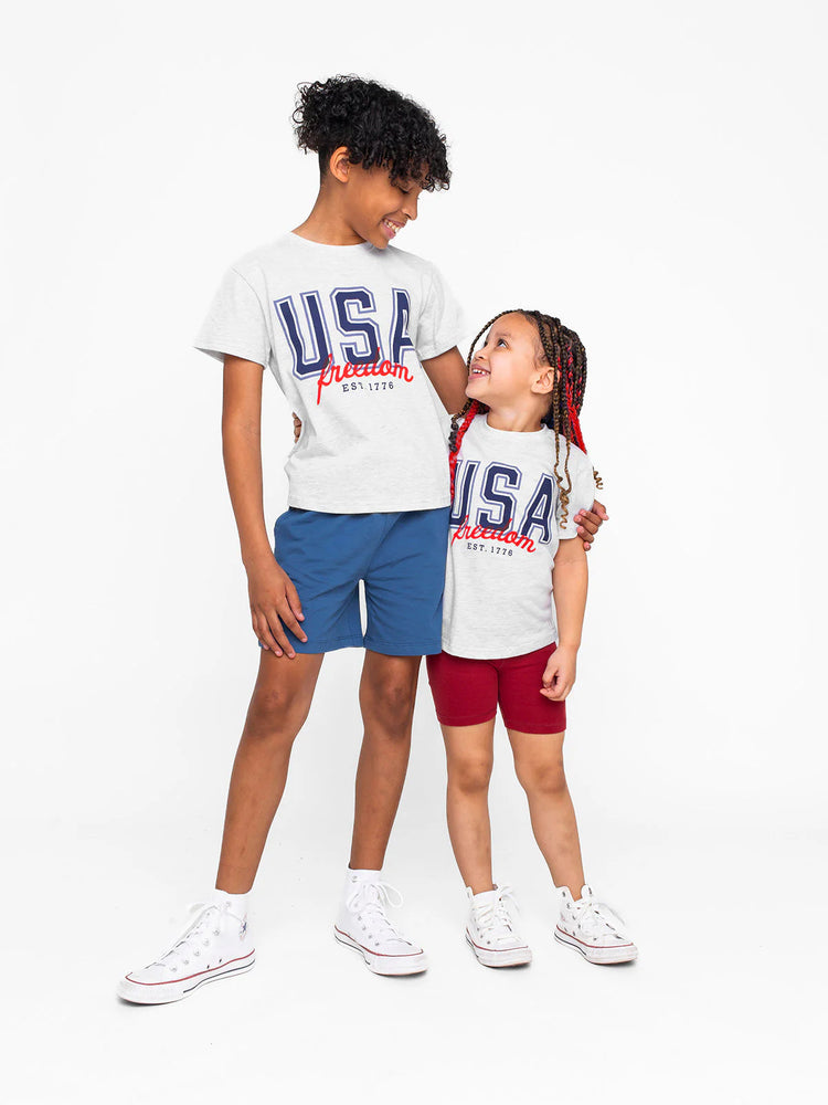 Little Bipsy - Blue USA Edition Jersey Shorts