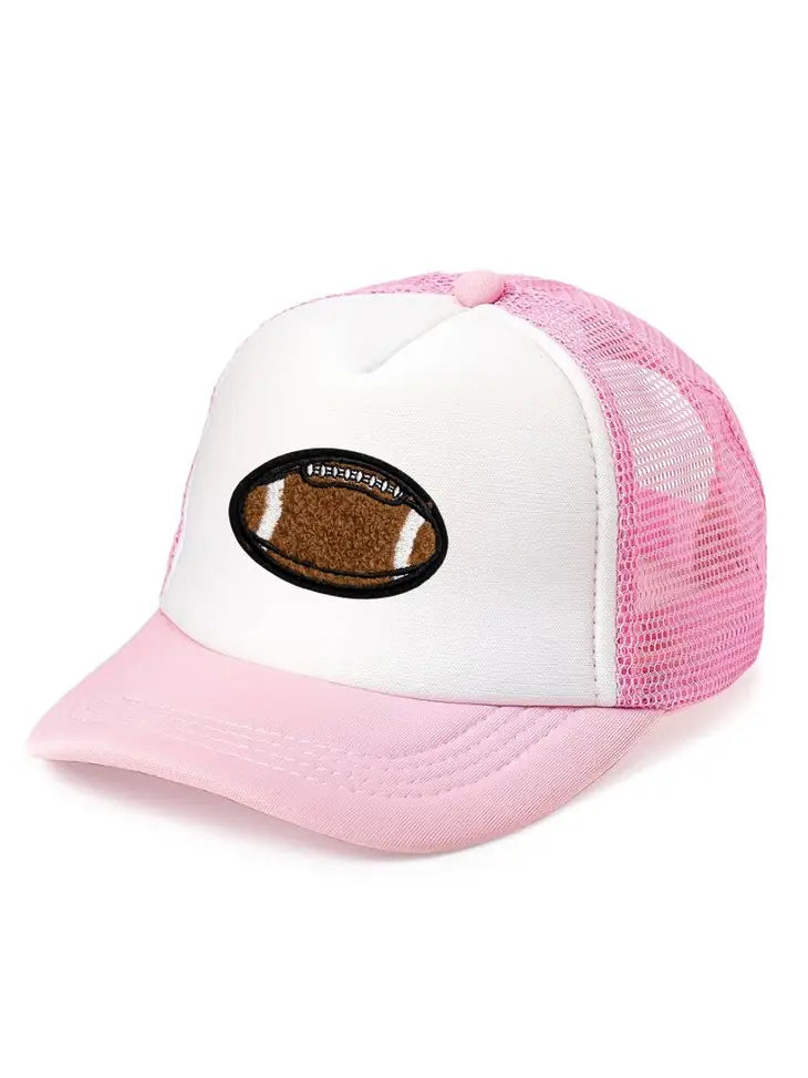 Bursting Sunshine Patch Foam Trucker Hat White