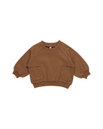 Quincy Mae - Cinnamon Pocket Sweatshirt