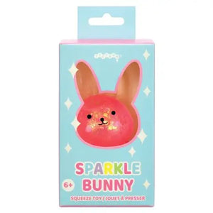 Iscream - Pink Sparkle Bunny Squeeze Toy