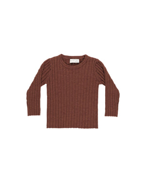 Rylee & Cru - Brick Long Sleeve Knit Top