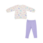 Angel Dear - Fun Unicorns Puffy Sweatshirt & Legging Set