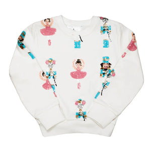 Belle Cher - Women's White Nutcracker Sweatshirt