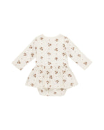 Quincy Mae - Autumn Flora Pointe Skirted Bodysuit