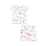 Angel Dear - Coastal ABCs Two Piece Short Lounge set