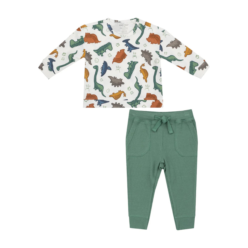 Angel Dear - Dino Rocks Sweatshirt + Jogger Set