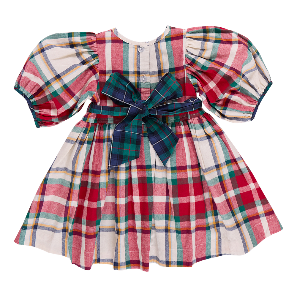 Pink Chicken - Holiday Tartan Ruby Dress