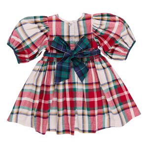 Pink Chicken - Holiday Tartan Ruby Dress