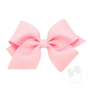 Wee Ones - Small Classic Grosgrain Hair Bow (Plain Wrap)