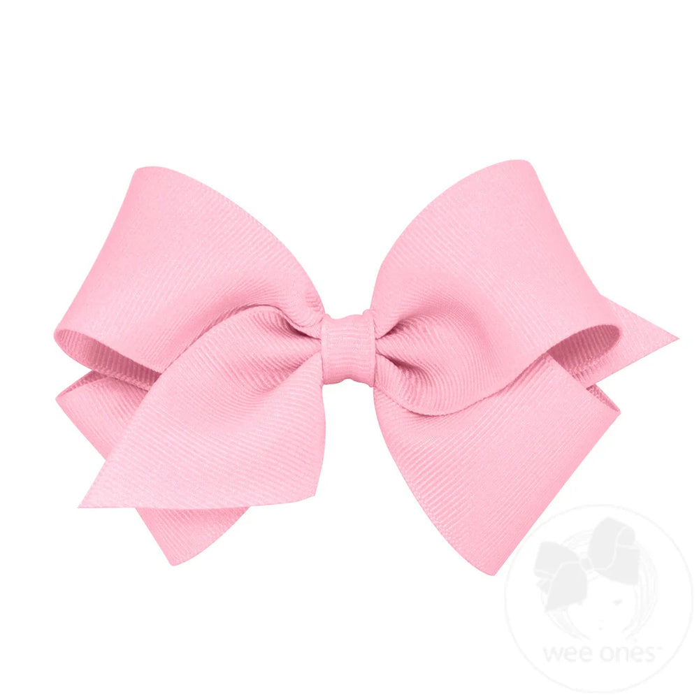 Wee Ones - Small Classic Grosgrain Hair Bow (Plain Wrap)