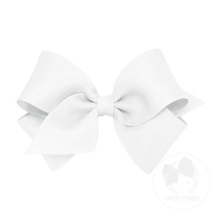 Wee Ones - Small Classic Grosgrain Hair Bow (Plain Wrap)