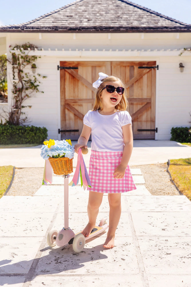 The Beaufort Bonnet Company - Hamptons Hot Pink Gingham Searcy Skort