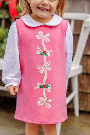 The Beaufort Bonnet Company - Romany Rose Bows Annie Apron Dress - Bows