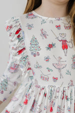 Mila & Rose - Clara's Christmas Ruffle Twirl Dress