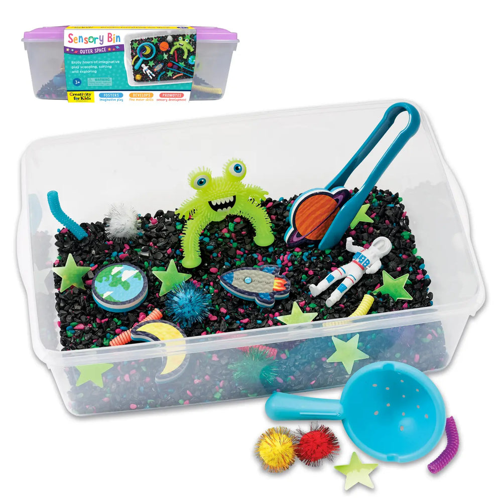 Sensory Bin Outer Space Activity Bin For Kids