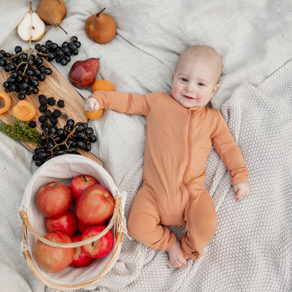 Kyte Baby - Zippered Romper in Apricot