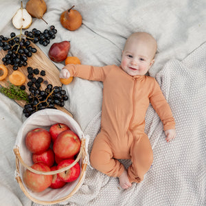 Kyte Baby - Zippered Romper in Apricot