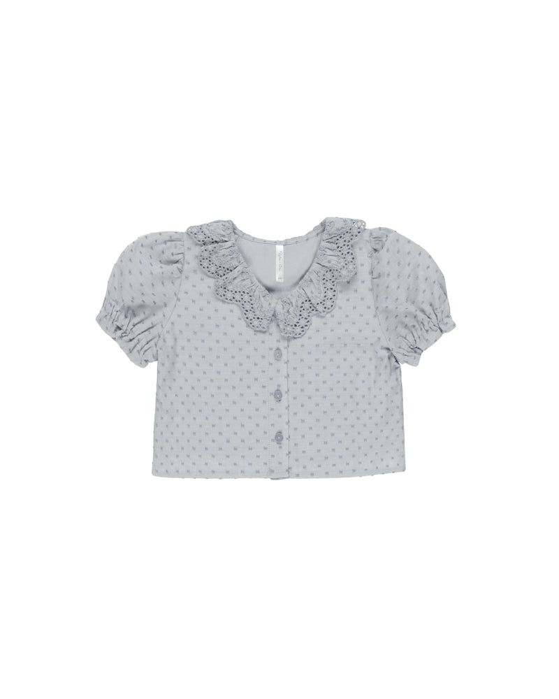 Rylee & Cru - Dusty Blue Bella Blouse