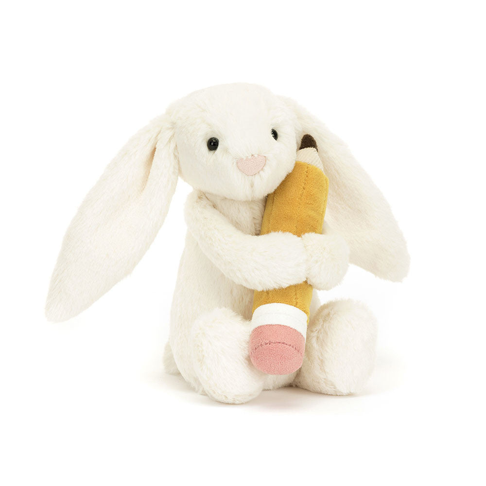 Jellycat - Bashful Bunny with Pencil