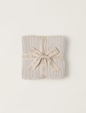 Barefoot Dreams - CozyChic Heirloom Receiving Blanket Stone