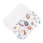 Baby Club Chic - American Football Burp Cloth Set