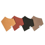 Copper Pearl - Dune Baby Bandana Bib Set (4-pack)