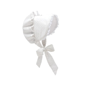 The Beaufort Bonnet Company - White Bellefaire Bonnet - Dallas Dot