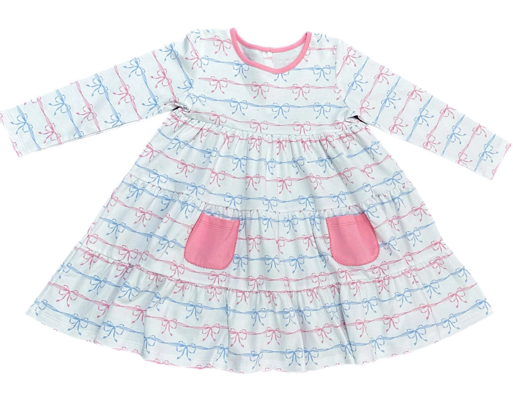 James & Lottie - Simply Sweet Bows Tally Twirl Dress