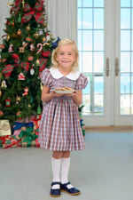 The Beaufort Bonnet Company - Darma Dress Merritt Park Plaid with Worth Avenue White & Nantucket Navy