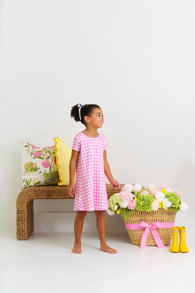 The Beaufort Bonnet Company - Hamptons Hot Pink Gingham Polly Play Dress