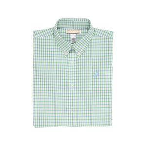 The Beaufort Bonnet Company - Kiawah Kelly Green Barrington Blue Dean's List Dress Shirt