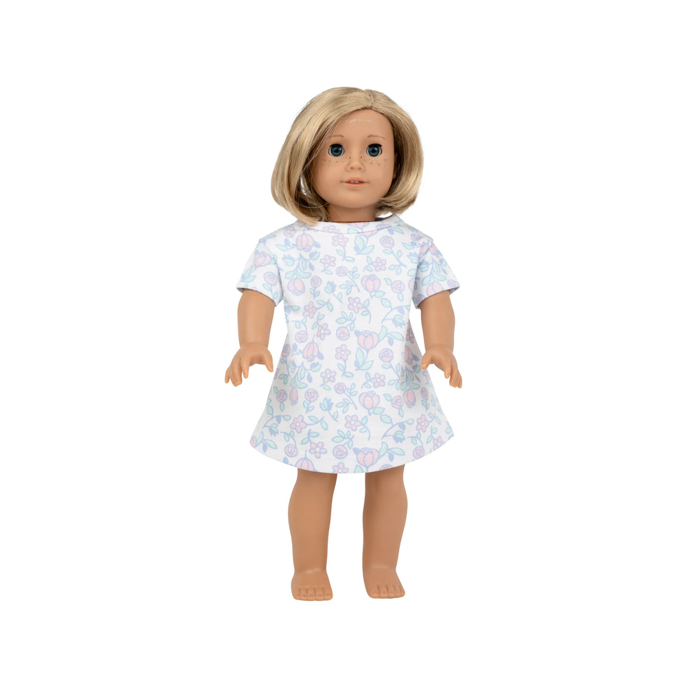 The Beaufort Bonnet Company - Posies & Peonies Dollys Polly Play Dress