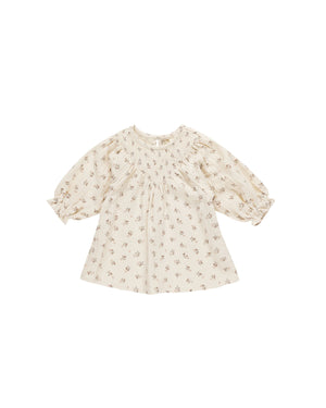 Quincy Mae - Holly Berry V Smocked Dress