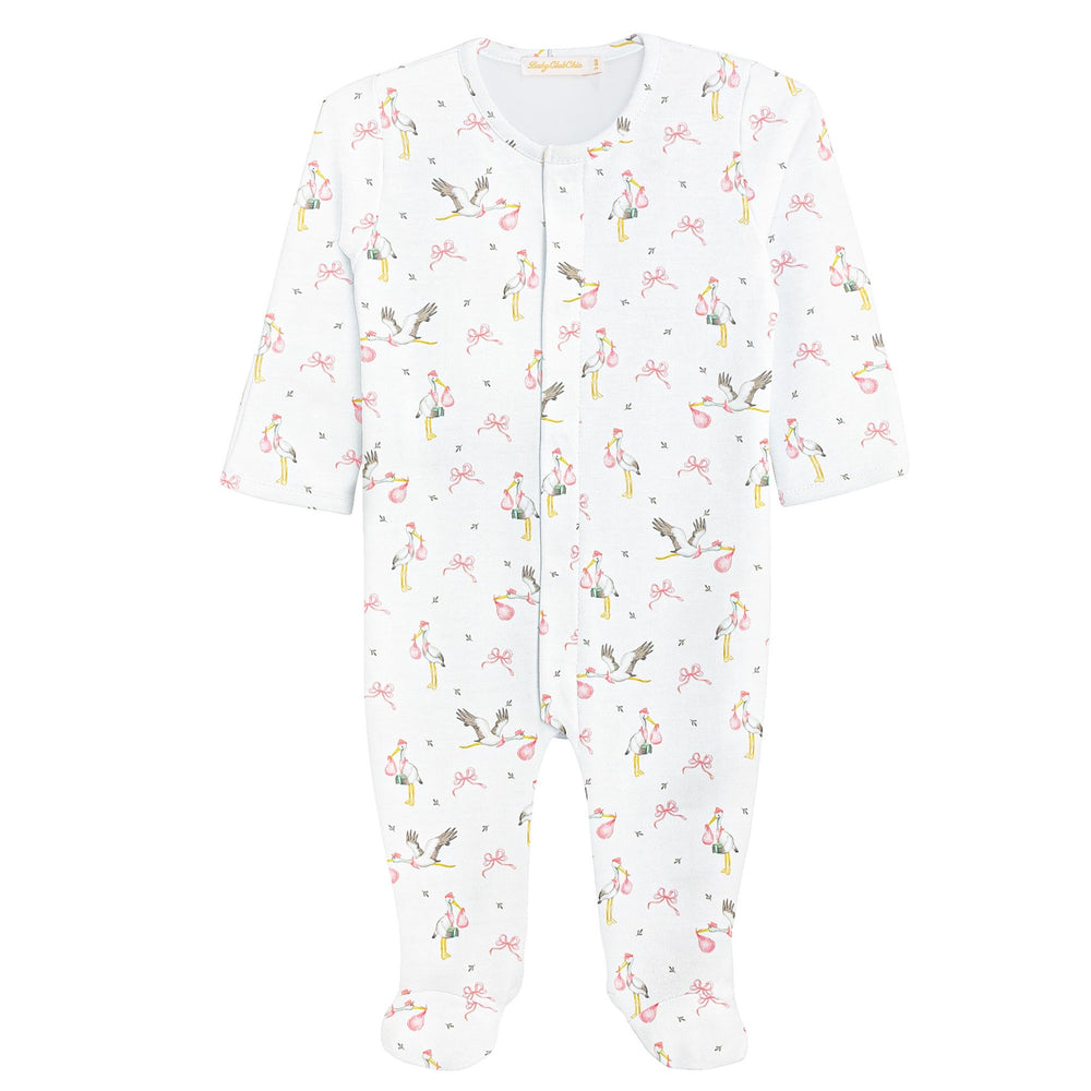 Baby Club Chic - Pink Welcome Home Footie