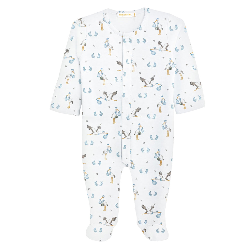 Baby Club Chic - Blue Welcome Home Footie