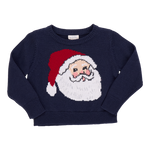 Pink Chicken - Navy Santa Boys Oliver Sweater