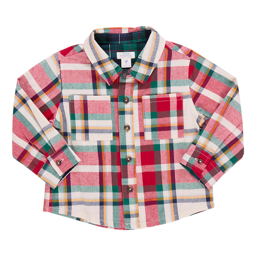 Pink Chicken - Tartan Boys Jack Shirt